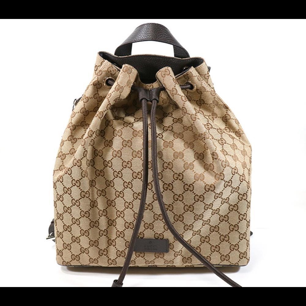 Like new Gucci GG Canvas Beige/Brown Backpack